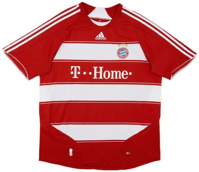 adidas 2007-08 Bayern Munich Home Shirt - 8/10 - (XL)