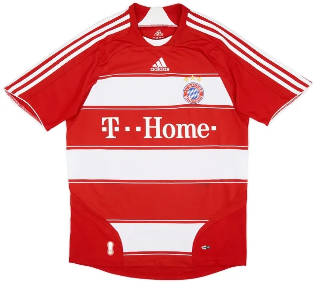 adidas 2007-08 Bayern Munich Home Shirt - 8/10 - (S)
