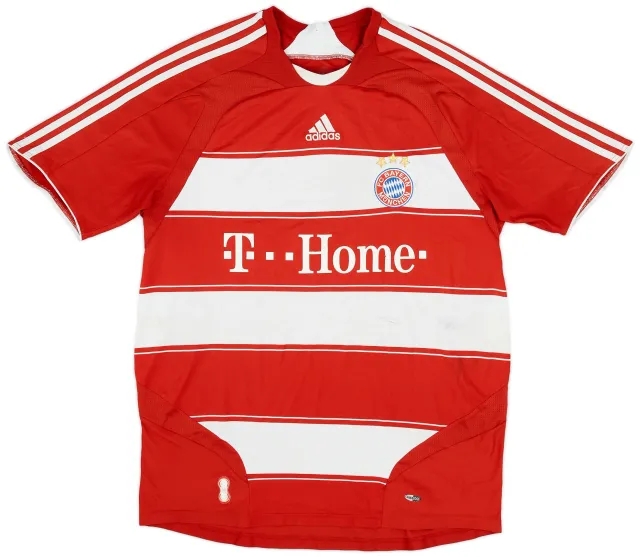 adidas 2007-08 Bayern Munich Home Shirt - 6/10 - (L)