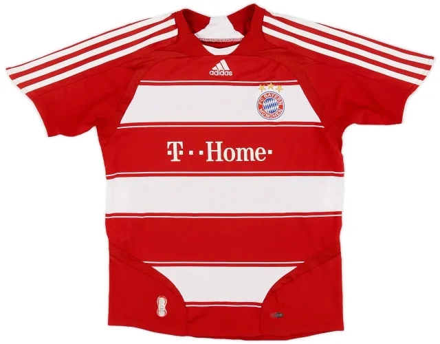 adidas 2007-08 Bayern Munich Home Shirt - 8/10 - (S.Boys)