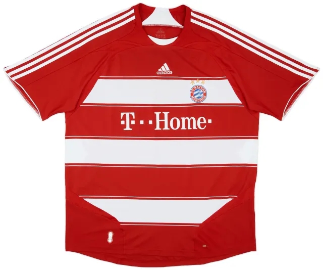 adidas 2007-08 Bayern Munich Home Shirt - 6/10 - (XXL)