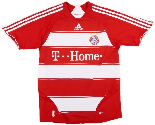 adidas 2007-08 Bayern Munich Home Shirt - 8/10 - (XL.Boys)
