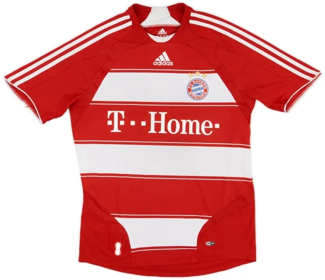 adidas 2007-08 Bayern Munich Home Shirt - 7/10 - (S)