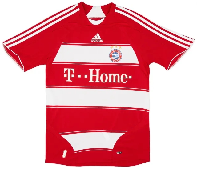adidas 2007-08 Bayern Munich Home Shirt - 8/10 - (S)