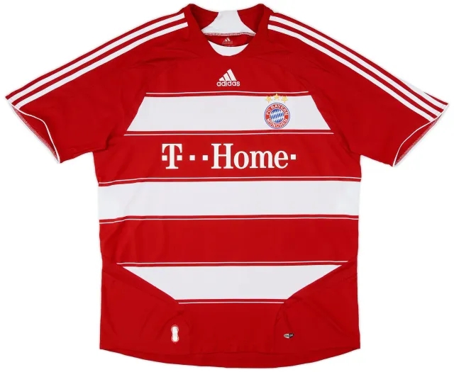 adidas 2007-08 Bayern Munich Home Shirt - 7/10 - (XL)