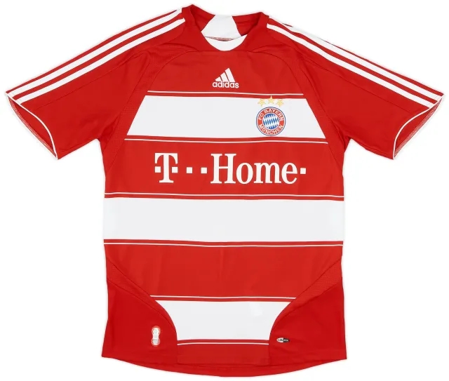 adidas 2007-08 Bayern Munich Home Shirt - 9/10 - (S)