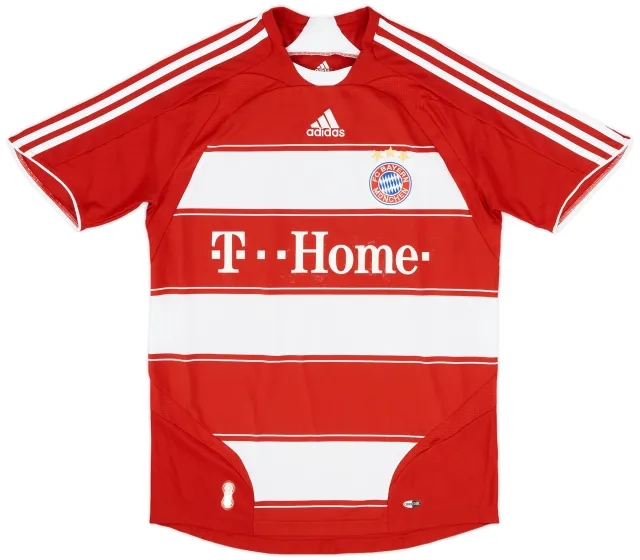 adidas 2007-08 Bayern Munich Home Shirt - 6/10 - (S)