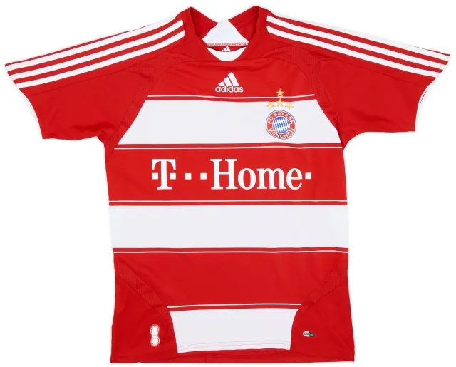 adidas 2008-09 Bayern Munich Home Shirt - 8/10 - (L.Boys)