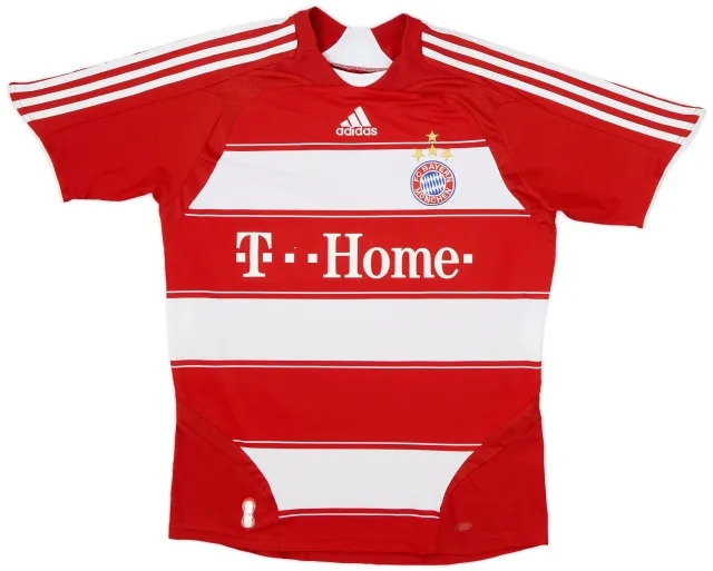 adidas 2008-09 Bayern Munich Home Shirt - 7/10 - (XL.Boys)