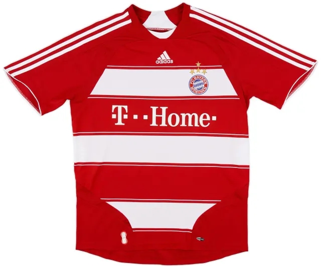 adidas 2008-09 Bayern Munich Home Shirt - 8/10 - (M)
