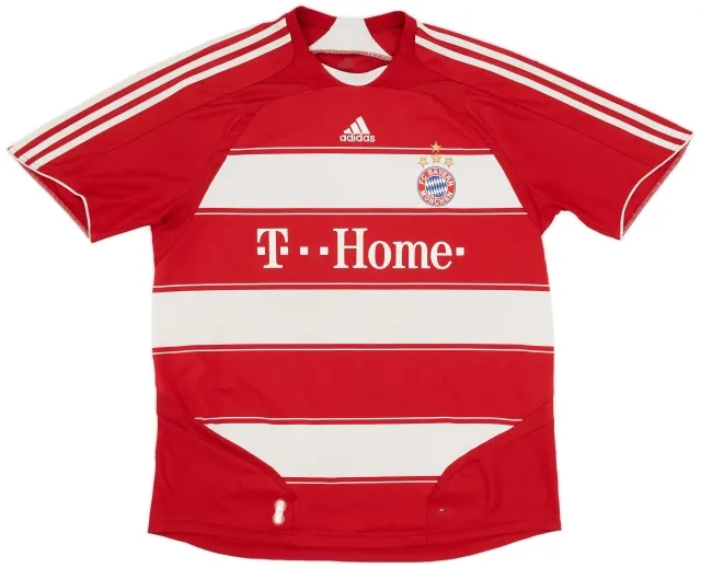 adidas 2008-09 Bayern Munich Home Shirt - 6/10 - (XL)