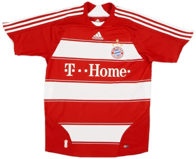 adidas 2008-09 Bayern Munich Home Shirt - 8/10 - (XL.Boys)