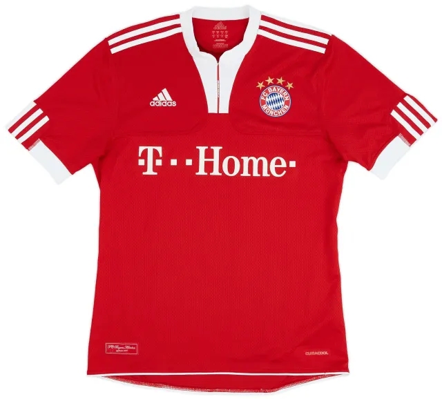 adidas 2009-10 Bayern Munich Home Shirt - 4/10 - (M)