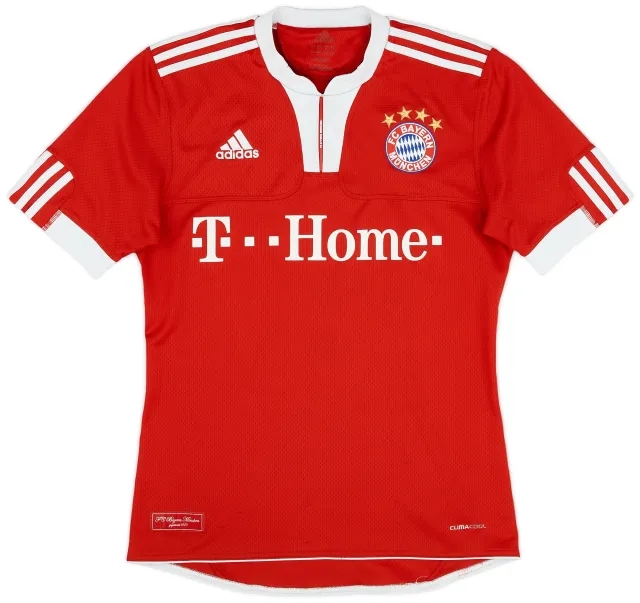 adidas 2009-10 Bayern Munich Home Shirt - 7/10 - (S)