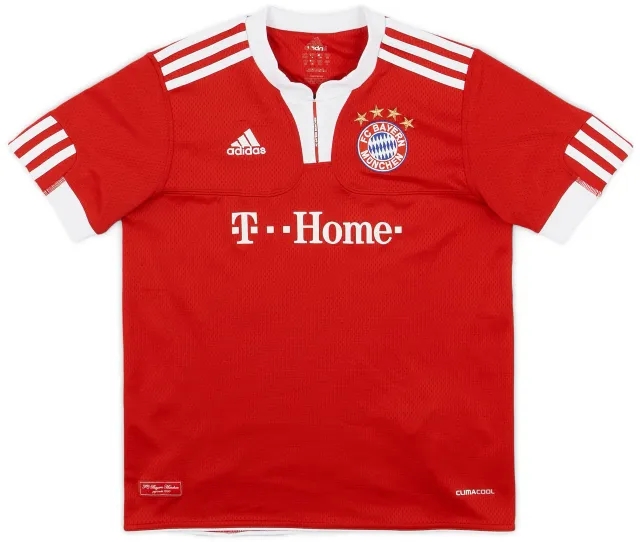 adidas 2009-10 Bayern Munich Home Shirt - 7/10 - (L.Boys)