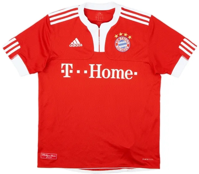 adidas 2009-10 Bayern Munich Home Shirt - 8/10 - (M)