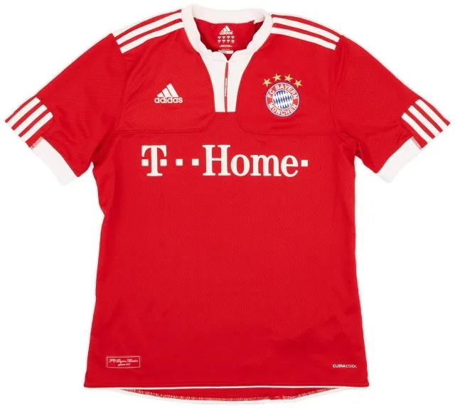 adidas 2009-10 Bayern Munich Home Shirt - 8/10 - (M)