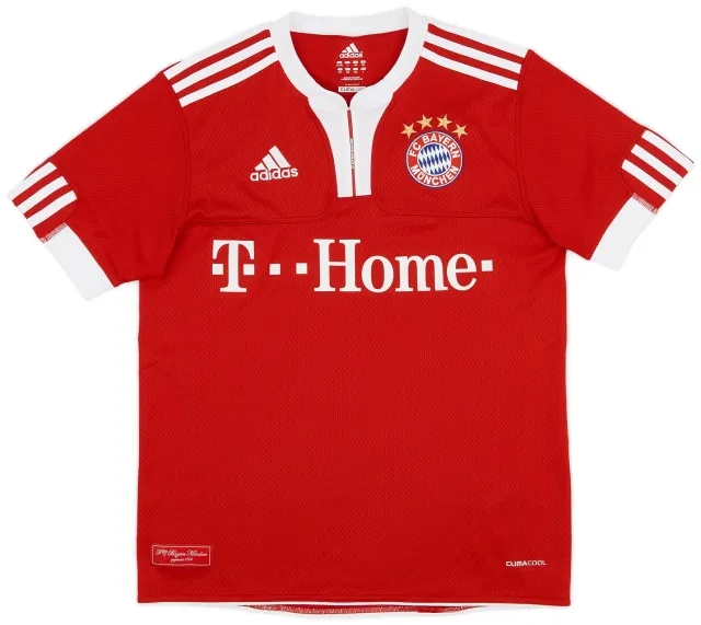 adidas 2009-10 Bayern Munich Home Shirt - 8/10 - (L.Boys)