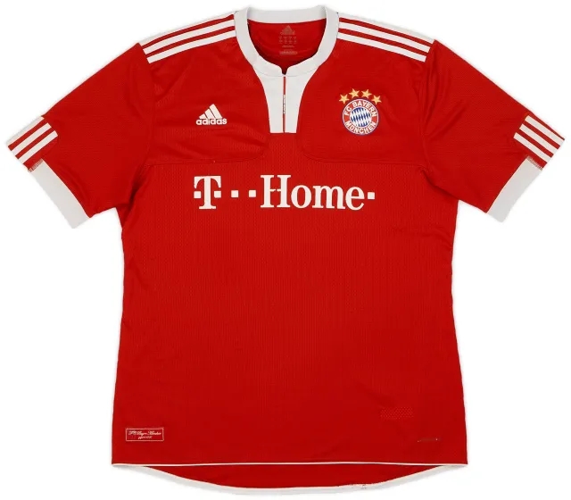 adidas 2009-10 Bayern Munich Home Shirt - 6/10 - (XL)