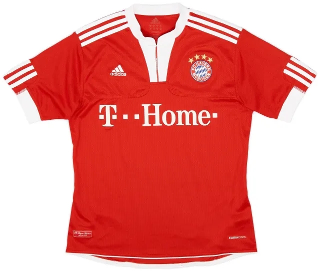 adidas 2009-10 Bayern Munich Home Shirt - 9/10 - (S)