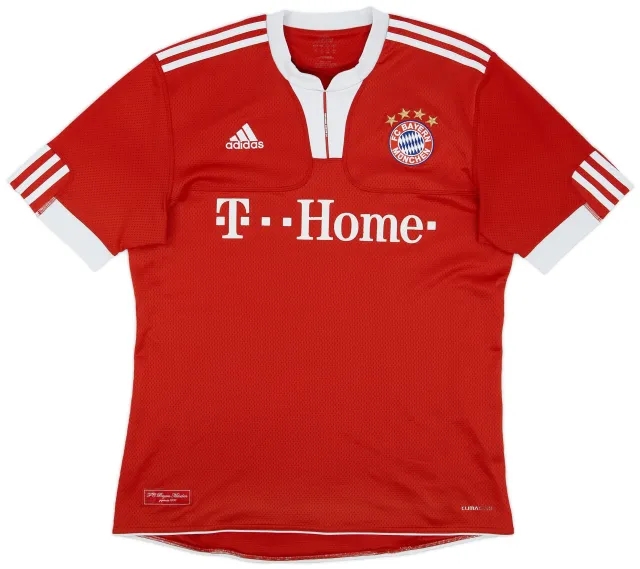 adidas 2009-10 Bayern Munich Home Shirt - 7/10 - (L)