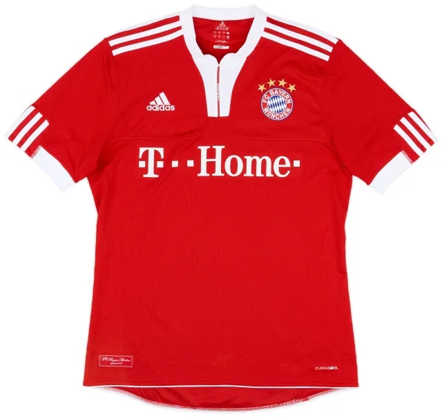 adidas 2009-10 Bayern Munich Home Shirt - 7/10 - (M)