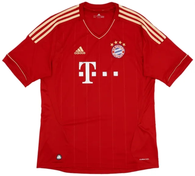adidas 2011-13 Bayern Munich Home Shirt - 5/10 - (L)