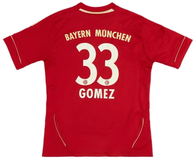 adidas 2012-13 Bayern Munich Home Shirt Gomez #33 - 5/10 - (M.Boys)