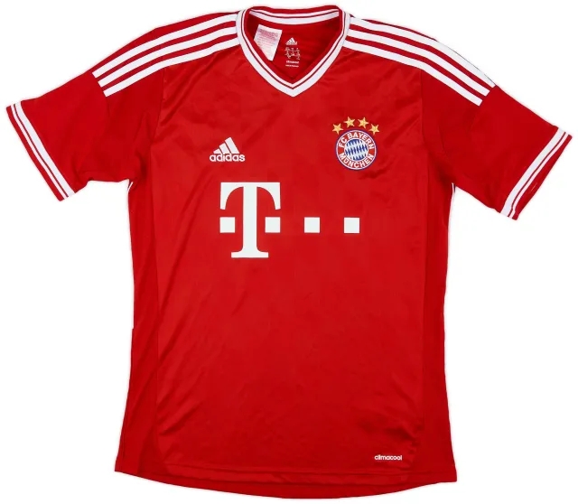 adidas 2013-14 Bayern Munich Home Shirt - 8/10 - (XL.Boys)