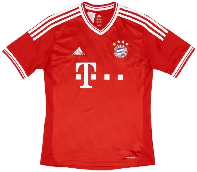 adidas 2013-14 Bayern Munich Home Shirt - 9/10 - (XL.Boys)