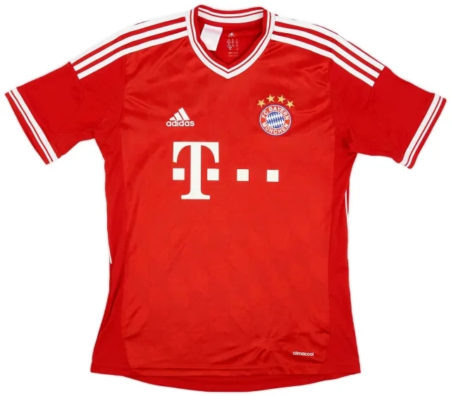 adidas 2013-14 Bayern Munich Home Shirt - 9/10 - (XL.Boys)