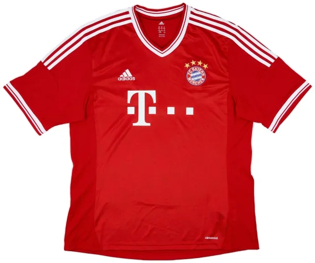 adidas 2013-14 Bayern Munich Home Shirt - 8/10 - (XL)