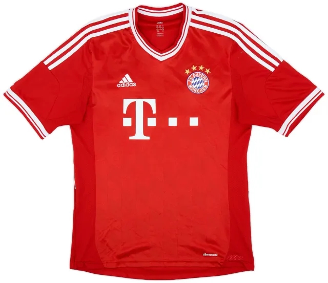 adidas 2013-14 Bayern Munich Home Shirt - 8/10 - (M)