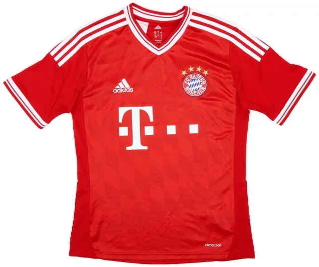 adidas 2013-14 Bayern Munich Home Shirt - 7/10 - (L.Boys)