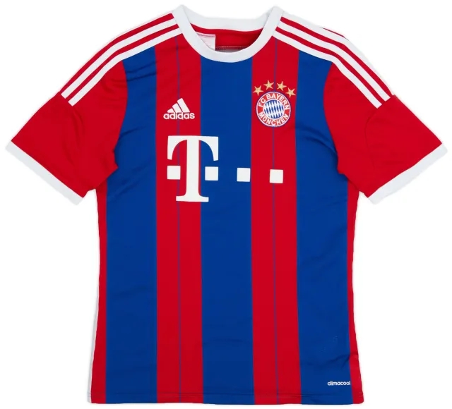 adidas 2014-15 Bayern Munich Home Shirt - 9/10 - (XL.Boys)