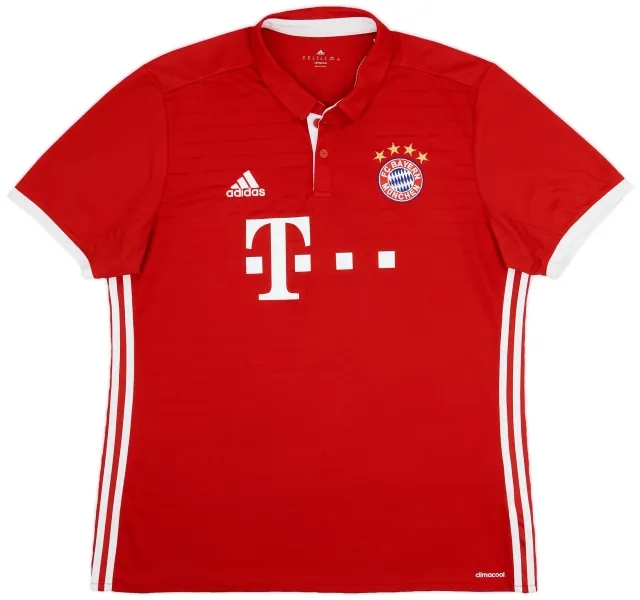 adidas 2016-17 Bayern Munich Home Shirt - 9/10 - (XL)