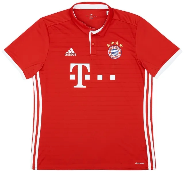 adidas 2016-17 Bayern Munich Home Shirt - 10/10 - (L)