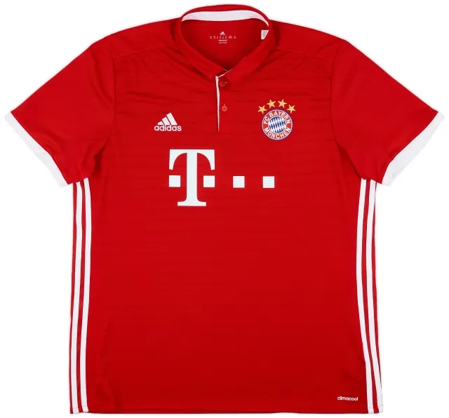 adidas 2016-17 Bayern Munich Home Shirt - 8/10 - (XL)