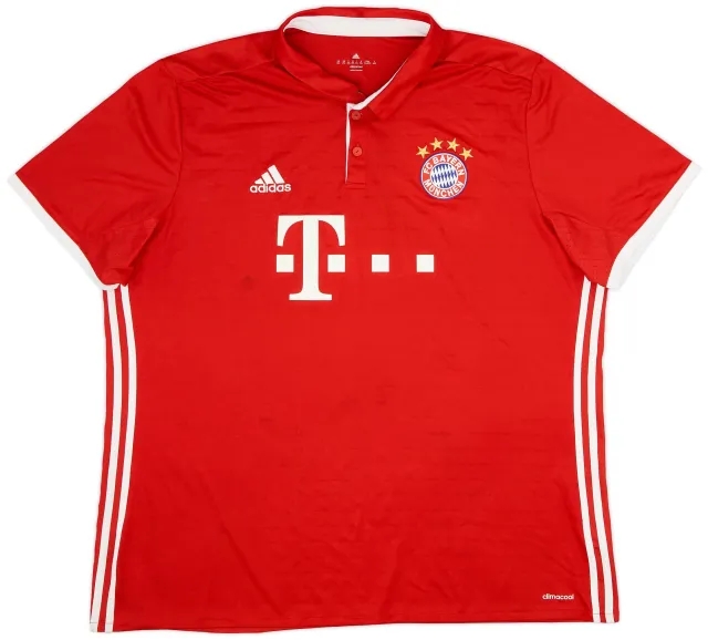 adidas 2016-17 Bayern Munich Home Shirt - 8/10 - (XXL)