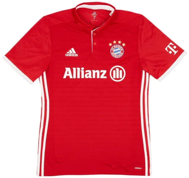 adidas 2016-17 Bayern Munich Women's Player Issue Home Shirt - 9/10 - (M)