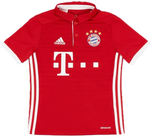 adidas 2016-17 Bayern Munich Home Shirt - 8/10 - (S.Boys)