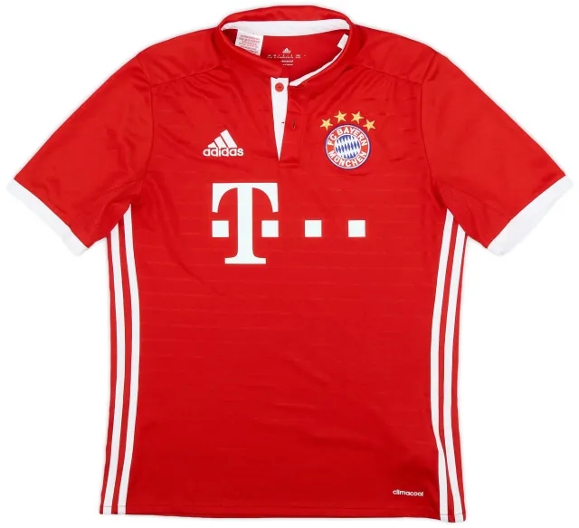 adidas 2016-17 Bayern Munich Home Shirt - 5/10 - (XL.Boys)