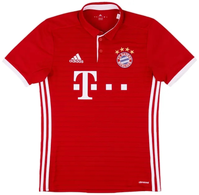 adidas 2016-17 Bayern Munich Home Shirt - 10/10 - (S)