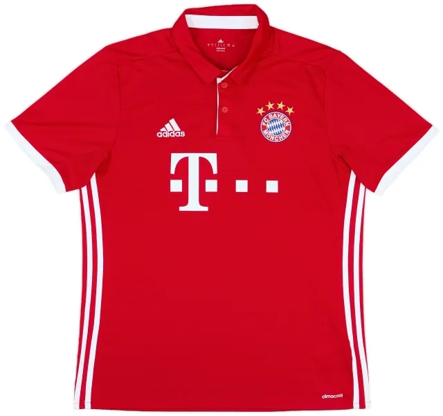 adidas 2016-17 Bayern Munich Home Shirt - 9/10 - (L)