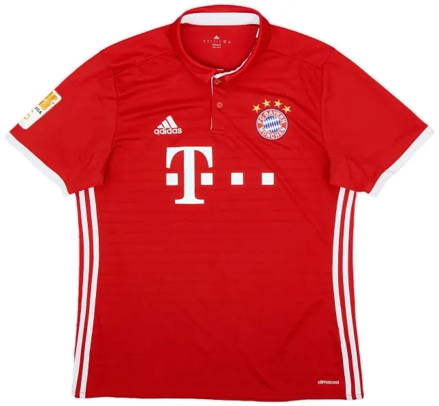 adidas 2016-17 Bayern Munich Home Shirt - 8/10 - (L)
