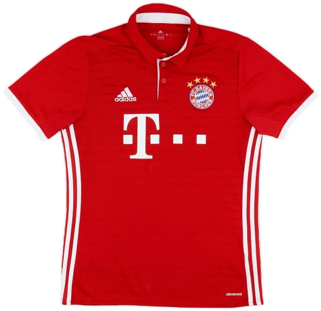 adidas 2016-17 Bayern Munich Home Shirt - 6/10 - (M)