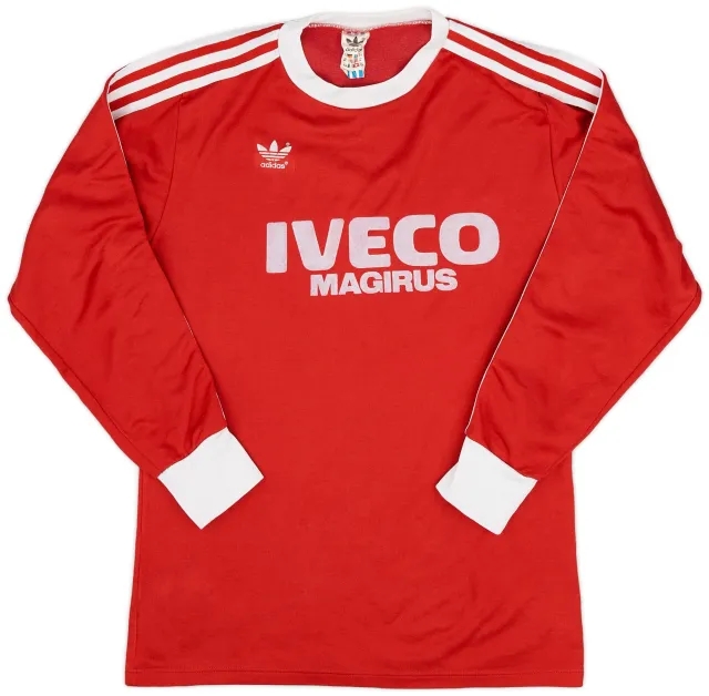adidas Originals 1983-84 Bayern Munich Home L/S Shirt - 8/10 - (M)