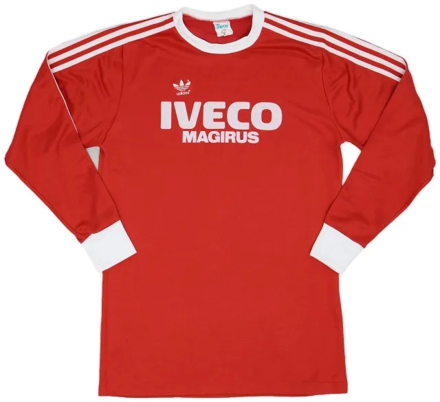 adidas Originals 1983-84 Bayern Munich Home L/S Shirt - 9/10 - (L)
