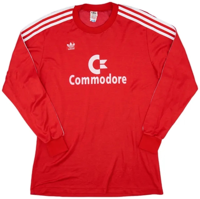adidas 1984-89 Bayern Munich Home L/S Shirt - 7/10 - (L)