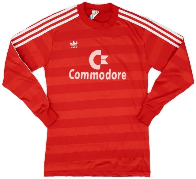 adidas 1984-89 Bayern Munich Home L/S Shirt - 8/10 - (S)